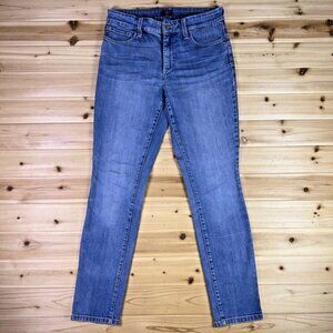 NYDJ Jeans Womens 8 Lift Tuck Technology Legging Mid Rise Skinny Denim Blue Jean